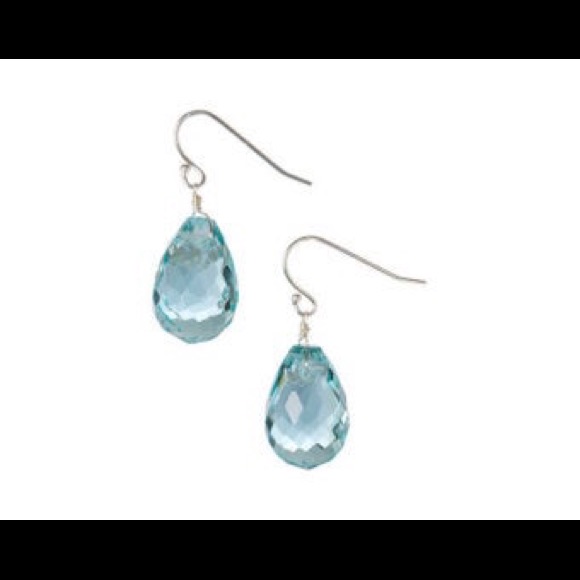Giu Giu Blue Topaz Sterling Silver Earrings 25$
